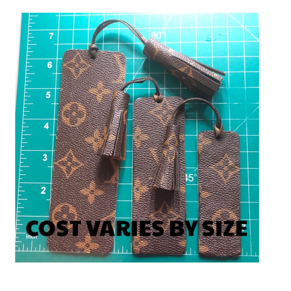 Designer inspired Monogram Bookmarks
